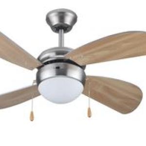 Goldair - 4-Blade Ceiling Fan 106cm with 1 Light - Cream - GCF-132