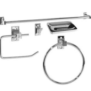 Wildberry - 5 Piece Zinc Alloy Essential Bathroom Set
