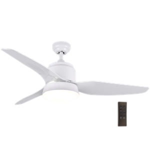 Modern 48-Inch Ceiling Fan with Light and Remote Control