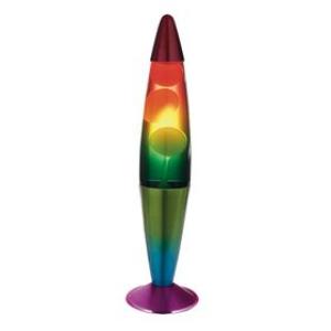 Rainbow Lava Lamp - 40.5cm