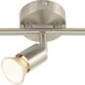 Bright Star Lighting - Three Satin and Polished Chrome Spotlight