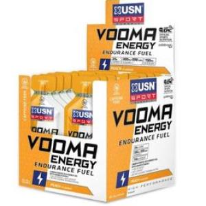 USN Purefit Sport Vooma Ultra Energy Gel Sachets Peach 30 x 36g