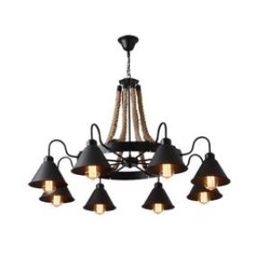 Mr Universal Lighting-Vintage Rope Style Chandelier-8