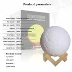 Air Humidifier 3D Moon Lamp Night Light USB 880ML