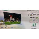 YACHISA 43"Frameless LED HD Ready Smart TV with Wi-Fi