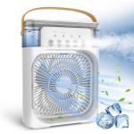 Portable Air Fan, Evaporative Air Cooler with 7 Colors LED Light