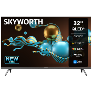 Skyworth 32" Q5600K QLED+ Google Smart TV with Dolby Audio