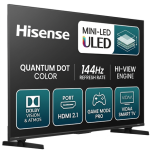 Hisense 65 Inch E8S UHD Mini LED 144Hz Smart TV