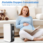 Portable Oxygen Concentrator , 1-2L Adjustable Flow, Atomization Function