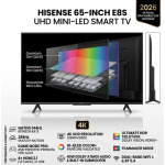 Hisense 65 Inch E8S UHD Mini LED 144Hz Smart TV