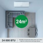 Split Wall Airconditioner (24000btu Calibre Non-Inverter)