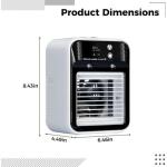 Rechargeable Portable Air Cooler, Dual Spray, 500 Ml Tank, 2 Speeds