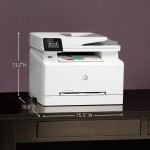 HP - LaserJet Pro M283fdw Wireless Color All-In-One Laser Printer - White