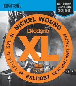 D'Addario EXL110 Nickel Wound Regular-Light Electric Guitar Strings (10-46)