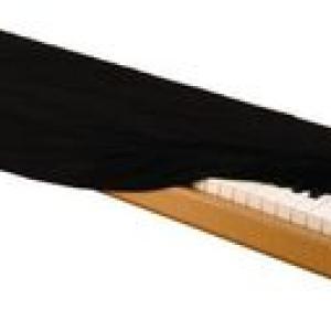 On Stage KDA7061B 61 / 76 Key Keyboard Dust Cover - Black
