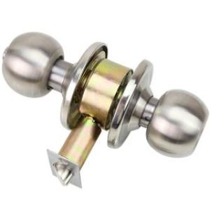 Ball Entry Door Knob, Satin Stainless