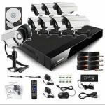 Complete 8 Channel CCTV D.I.Y Kit with 900TVL HD Day, Night Indoor & Outdoor Cameras - Includes 500GB HDD