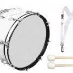 BK 26 Marching Bass Drum with Strap & Mallets