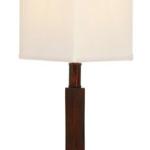 Bright Star Lighting - Resin Table Lamp With Square Cream Shade