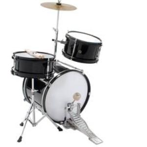 BK 3pc Junior Drumkit Black