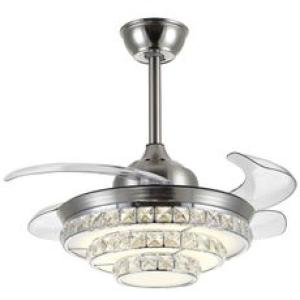 Remote Control Modern Luxury Quiet Auto Folding Invisible Ceiling Fans