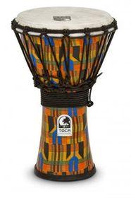 Toca 7" Synergy Freestyle Djembe - Kente Design