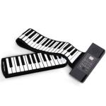 Konix PD61 Portable Roll Up Piano with Mini Keybord
