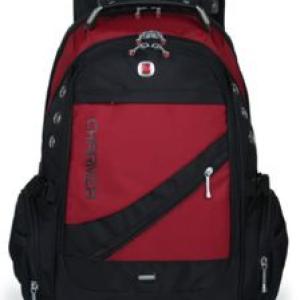 Charmza Laptop Bag - Red & Black