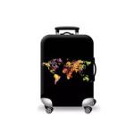 Iconix Printed Luggage Protector | World Map