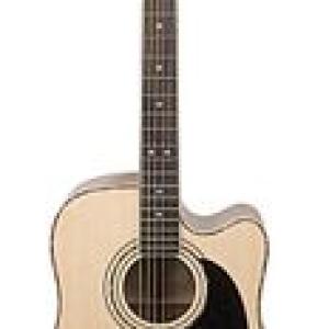 Cort AD880CE NS Acoustic Electric Guitar - Dreadnought W/Bag - Natural Satin
