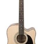 Cort AD880CE NS Acoustic Electric Guitar - Dreadnought W/Bag - Natural Satin