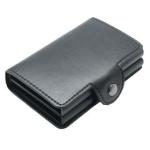 Double Aluminium RFID Credit Card Holder - Black