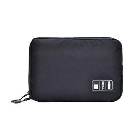 Travel Bag Organizer for Cables - Black