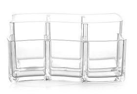 The Wave 6 Compartment Acrylic Jewelry & Makeup Organizer