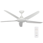 Modern Minimalist 5-Blade Ceiling Fan with Remote Control - FCF054 White