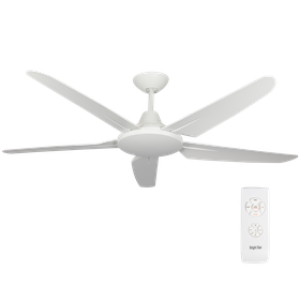 Modern Minimalist 5-Blade Ceiling Fan with Remote Control - FCF054 White