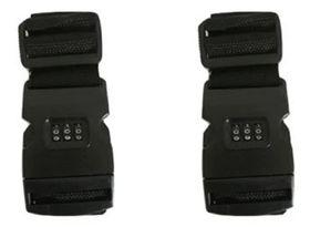 Luggage Straps.Bundle of 2 - Black