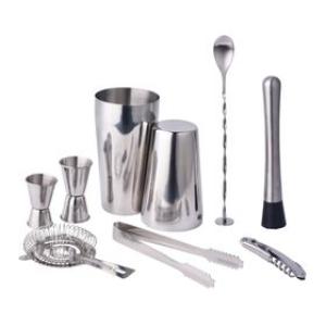 Stainless Steel Cocktail Shaker Set - 9 Piece