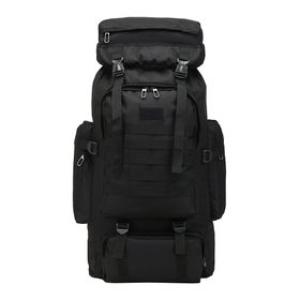80L Large Capacity Tactical Travel Backpack - Black
