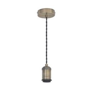 Lexman Composable Pendant Canopy E27 1 x 60W Aluminiumm