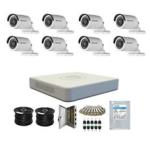 Hikvision 1080P 8 channel DVR and 8 Camera CCTV Kit - IRF Cameras