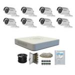 Hikvision 1080P 8 channel DVR and 8 Camera CCTV Kit - IRF Cameras