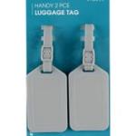 TravelQuip Luggage Tag Kit All Grey - 2 Piece