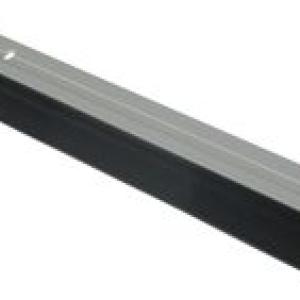 Door Seal - Aluminium Silver - With Rubber Strip 100 x 23 x 20 cm
