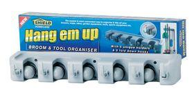 Shield - Hang 'Em Up Broom & Tool Organiser