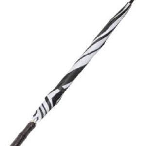 Marco Golf Umbrella - Faux Wooden Handle [Black & White]