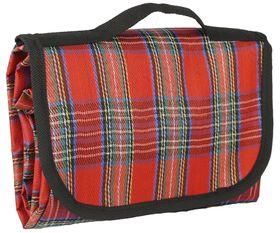 Marco Picnic Blanket - Checkered Red