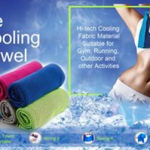 Ice Cooling Towe/Neck Gaiter - Green