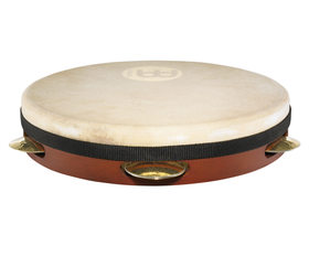 Meinl PA10ABM 10" Pandeiro African Brown Brass Jingles