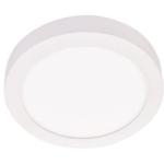 White Base Ceiling Fitting with Polycarbonate Cover